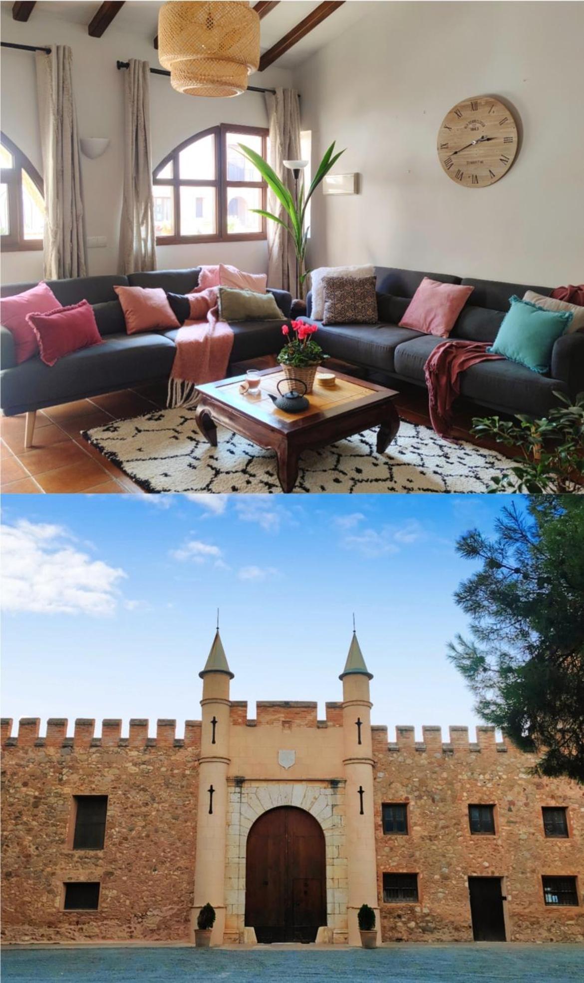 Masia De San Juan Casa Numero 15 En Castillo Con Piscina, Aire Acondicionado Y Terraza Privada Segorbe Værelse billede